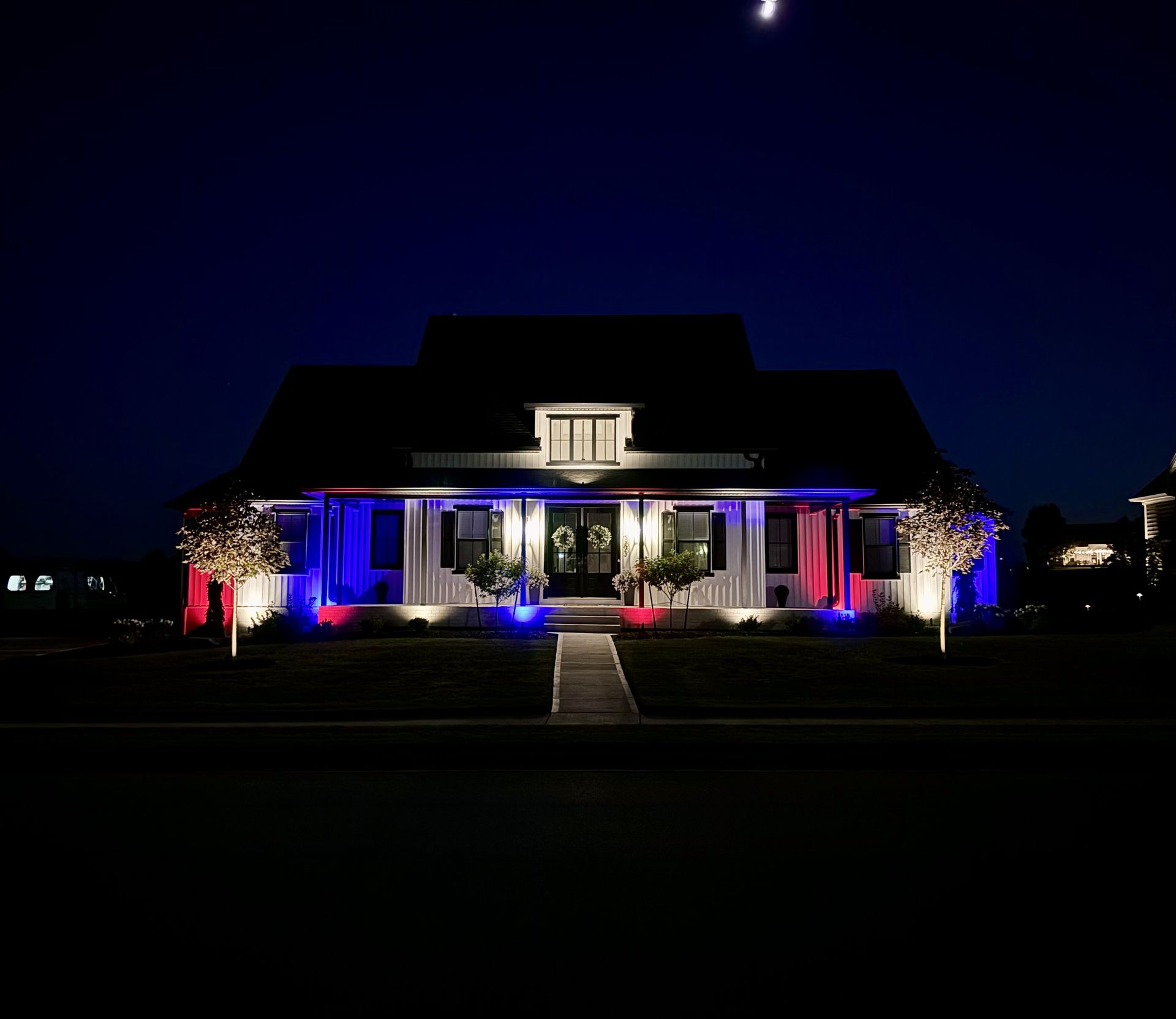 Accent Lighting 4th of July
